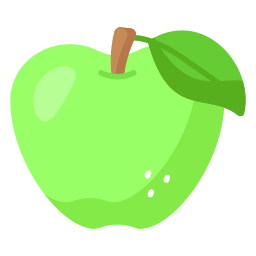 Green apple icon