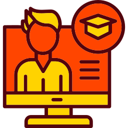 Online learning icon