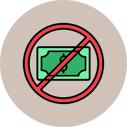 No money icon