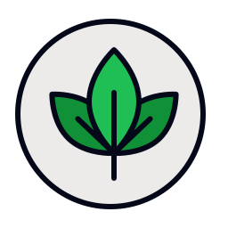 Organic food icon