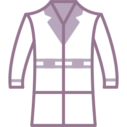 long manteau Icône