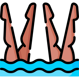 synchron schwimmen icon