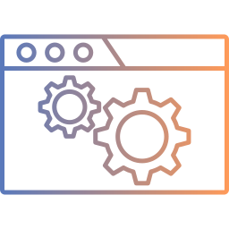 configurações do navegador Ícone