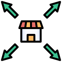 Business expansion icon