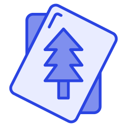 Christmas card icon