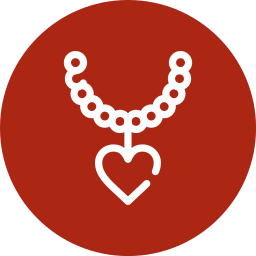 Pearl necklace icon