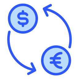 Money exchange icon