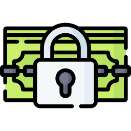 Money lock icon