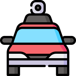 Self driving car icon