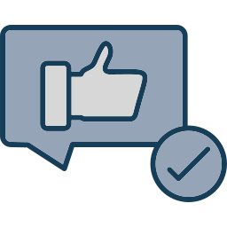 Positive feedback icon