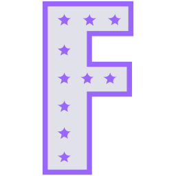 Letter f icon