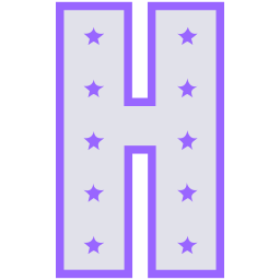 Letter h icon