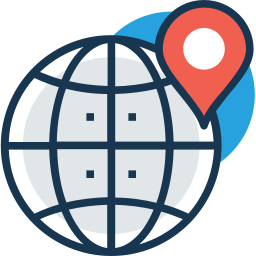 Global location icon