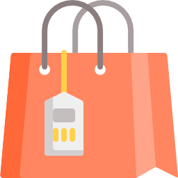 Shopping bag icon