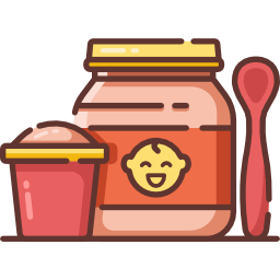 Baby food icon