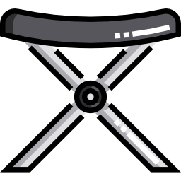 Folding chair icon