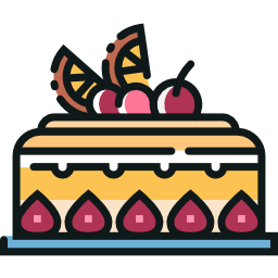 Fruit cake icon