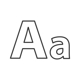 Typography icon