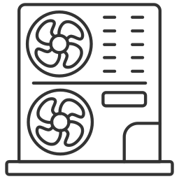 climatisation résidentielle Icône