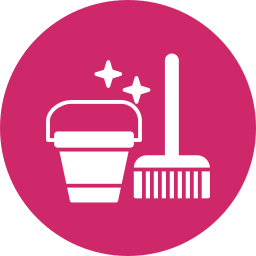 Cleaning tools icon