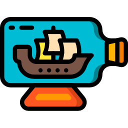 Ship in a bottle icon