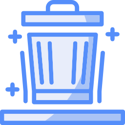 Trash can icon