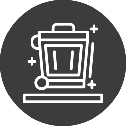 Recycling bin icon