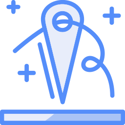 Needle and thread icon