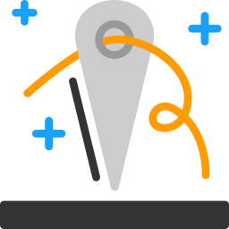 Needle and thread icon