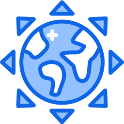 Planet earth icon