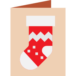 Christmas card icon