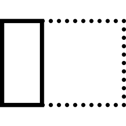 alignement à gauche Icône