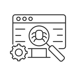 tests de logiciels Icône