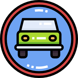 Parking car icon