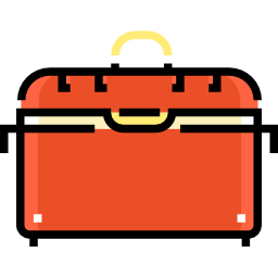 Portable fridge icon