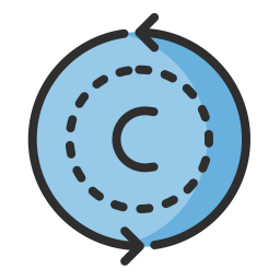 Carbon cycle icon