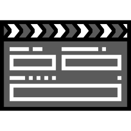 Clapperboard icon