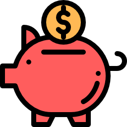 Piggy bank icon