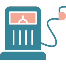 bomba de posto de combustível Ícone