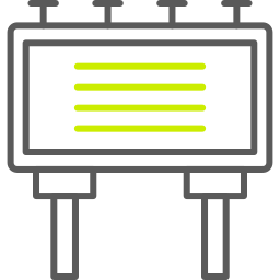 painel publicitário Ícone
