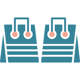 Shopping bags icon