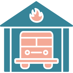 Fire station icon