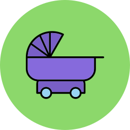 kinderwagen icon