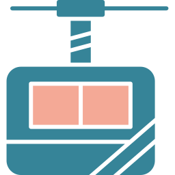 Cable car cabin icon