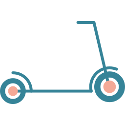 Kick scooter icon