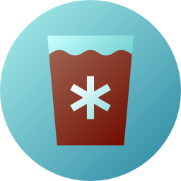 Iced coffee icon