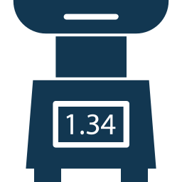 Weight scale icon