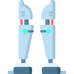 Robotic legs icon