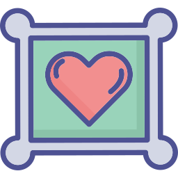 Heart card icon