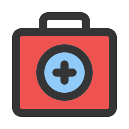 First aid kit icon